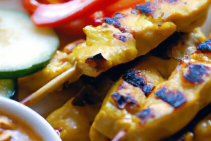 Savor Chicken Satay with Homemade Thai Peanut Sauce Magic