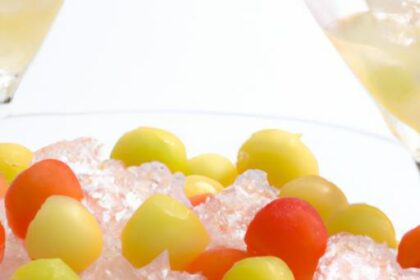 Chill & Zest: Refreshing Frozen Grapes with Lime Twist