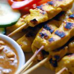 Savor Chicken Satay with Homemade Thai Peanut Sauce Magic