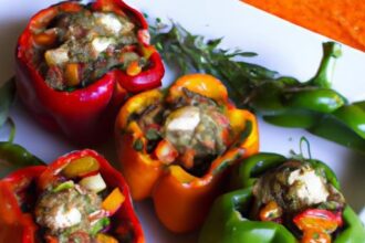Colorful Vegan Stuffed Peppers: A Nutritious Delight