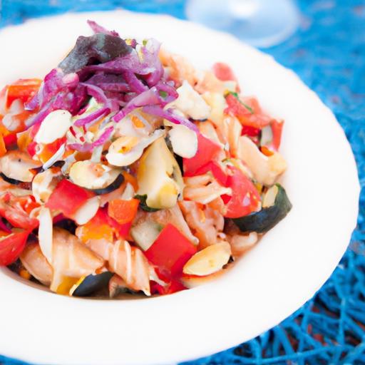 Aegean Pasta Salad Delight: Fresh Flavors of the Sea