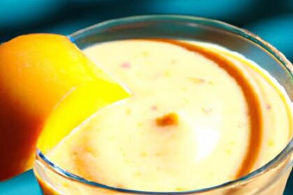 Creamy Peach Mango Smoothie: A Tropical Treat to Savor