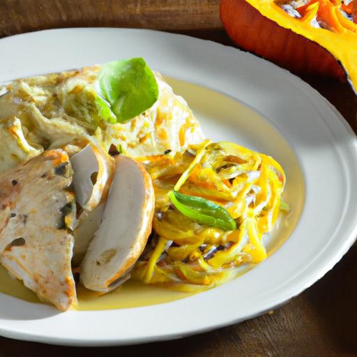 Savor Tuscan Chicken with Light & Zesty Spaghetti Squash