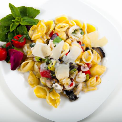 Aegean Pasta Salad Delight: Fresh Flavors of the Sea