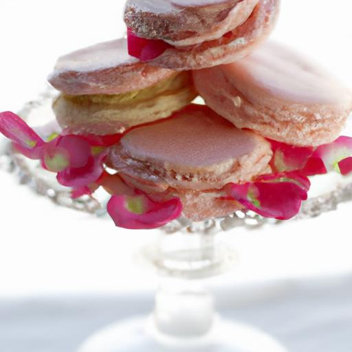 Elegant Rose Macaron Tower: A Sweet Celebration Staple
