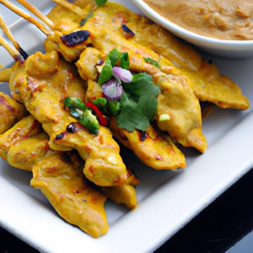 Irresistible Chicken Satay with Homemade Thai Peanut Sauce