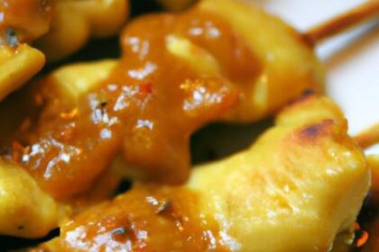 Irresistible Chicken Satay with Homemade Thai Peanut Sauce