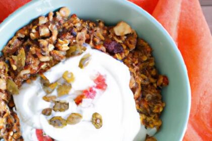 Crunchy Granola & Creamy Yogurt: A Perfect Healthy Duo