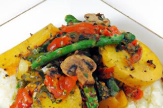 Hearty Grits with Roasted Veggies: A Flavorful Twist