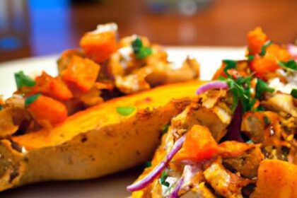 Wholesome Turkey Taco Stuffed Sweet Potatoes Delight