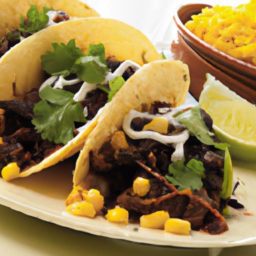 Zesty Black Bean & Corn Tacos: A Flavorful Fiesta Feast