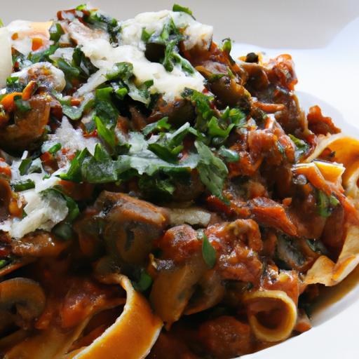 Savor the Earthy Richness of Mushroom & Walnut Bolognese