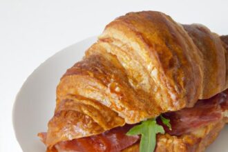 Flaky Mornings: Crafting the Perfect Croissant Breakfast Sandwich