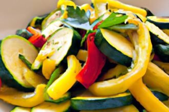 Vibrant Zucchini & Squash Medley: A Colorful Veggie Delight