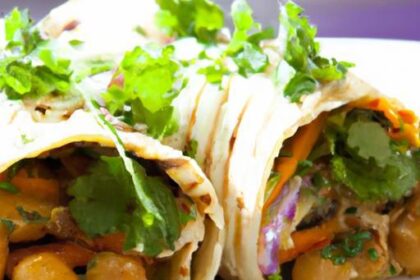 Fiery Flavor Unwrapped: The Ultimate Spicy Chickpea Wraps