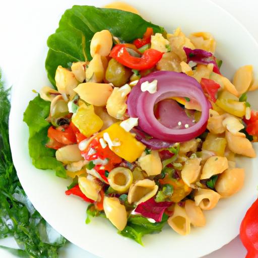 Aegean Pasta Salad Delight: A Fresh Mediterranean Feast
