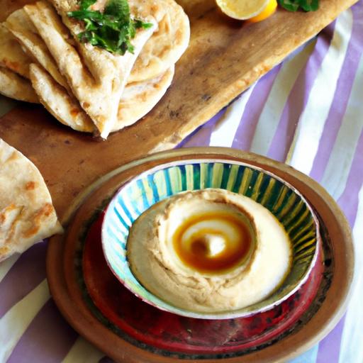 Perfect Pairing: Pita Bread with Creamy Homemade Hummus