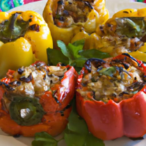 Mediterranean Stuffed Peppers: Easy,Healthy Dinner Ideas