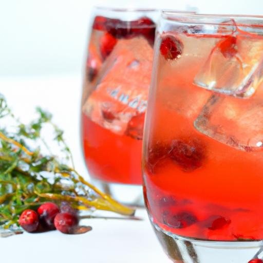 Zesty Ginger Cranberry Spritzer: A Refreshing Twist to Sip