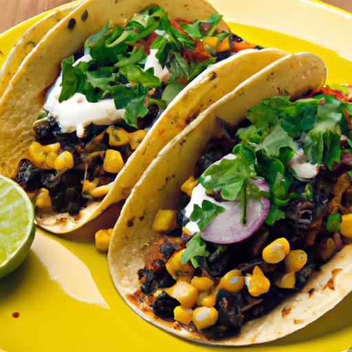Zesty ⁢Black Bean & ⁣Corn Tacos:​ A‍ Flavorful Fiesta ⁢Feast