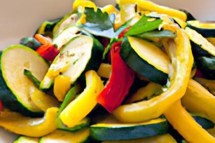 Vibrant Zucchini & Squash Medley: A Colorful Veggie Delight