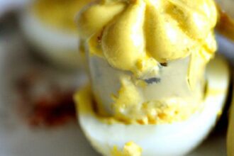 Decadent Creamy Mustard-Stuffed Eggs: A Tangy Twist Delight