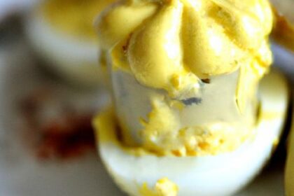 Decadent Creamy Mustard-Stuffed Eggs: A Tangy Twist Delight