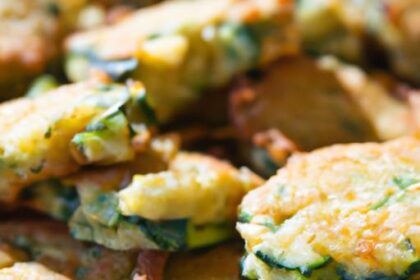 Crispy & Light: Low-Calorie Zucchini Fritters to Savor