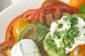Creamy Burrata Meets Vibrant Heirloom Tomatoes Delight
