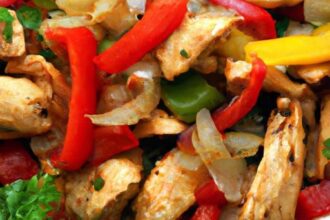 Sizzling Grilled Chicken Fajitas: Flavorful Fiesta on a Plate