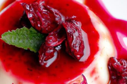 Silky Panna Cotta Meets Tangy Berry Compote Delight