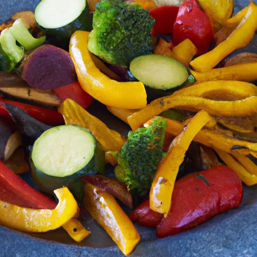 Vibrant Roasted Veggie Rainbow Tray: Healthy & Delicious