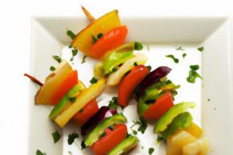 Colorful Rainbow Veggie Skewers: A Vibrant Healthy Treat