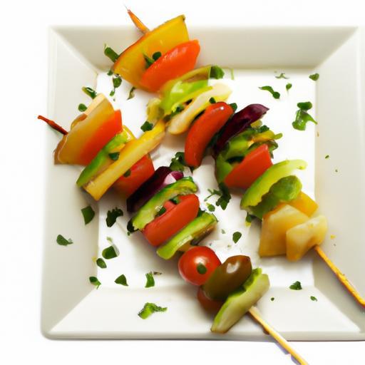 Colorful Rainbow Veggie Skewers: A Vibrant Healthy Treat
