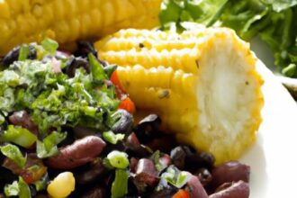Zesty Black Bean & Corn Salsa: A Flavorful Fresh Twist
