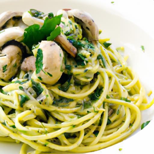 Whip Up 5-Min Creamy Spinach & Mushroom Stuffed Spaghetti