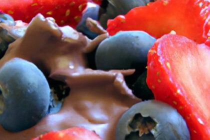 Delightful Chocolate Strawberry & Blueberry Yogurt Clusters