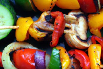 Sizzling Grilled Vegetable Kabobs: A Colorful Healthy Feast