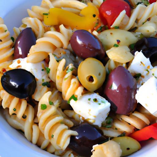 Mediterranean Magic: Olive & Herb Greek Pasta Salad Delight