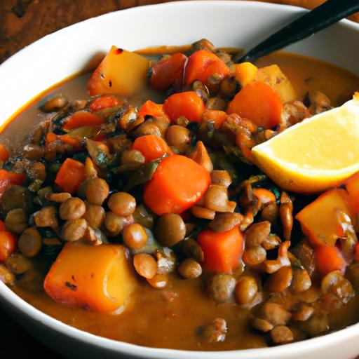 Hearty Lentil and Sweet Potato Stew: A Nutritious Delight