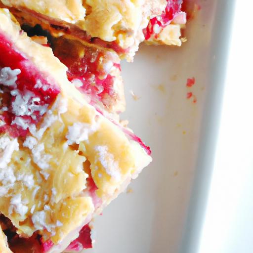 Zesty Raspberry Lemon Bars: A Tangy Twist on Classic Treats