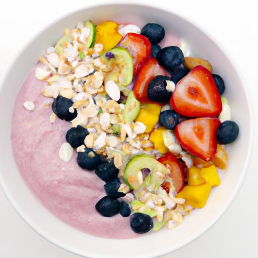 Bright Mornings: Crafting Healthy Breakfast Smoothie ⁤Bowls