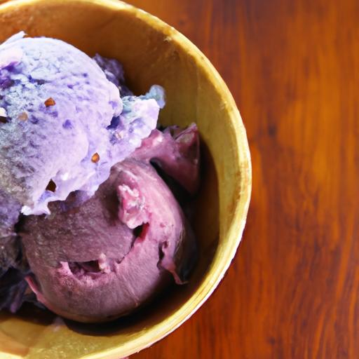 Ube ⁢Ice Cream: A Vibrant twist on a Classic Frozen Treat