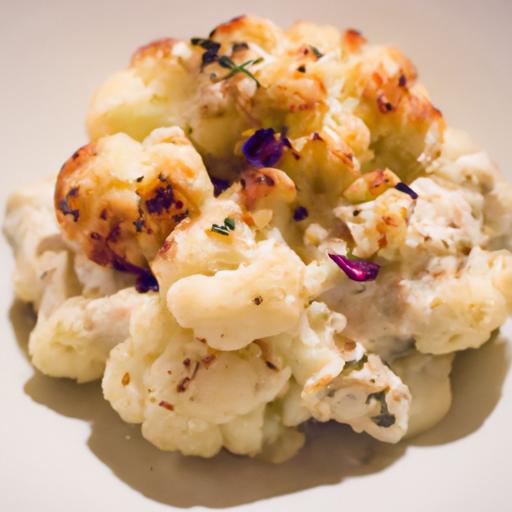 Creamy roasted Garlic Mashed Cauliflower: A Healthy Twist