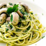 Whip Up 5-Min Creamy Spinach & Mushroom Stuffed Spaghetti