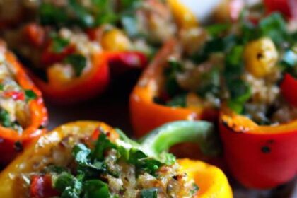 Colorful Quinoa Stuffed Peppers: A Nutritious Delight