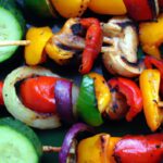 Sizzling Grilled Vegetable Kabobs: A Colorful Healthy Feast