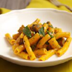 Velvety Roasted Butternut Squash Pasta with Sausage & Spinach