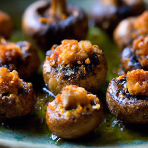 Crispy Air Fryer Stuffed Mushrooms: A Flavorful Delight