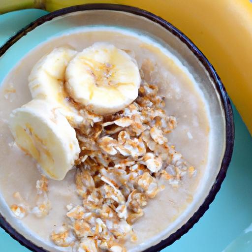 Energize Mornings: Quick Banana Oatmeal Smoothie Boost